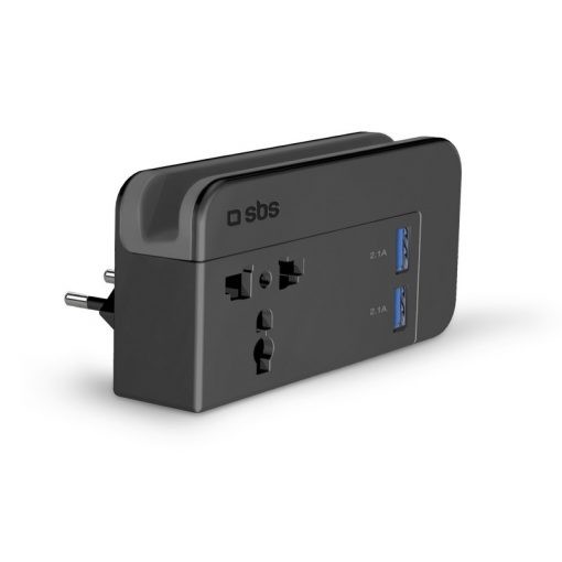 SBS TATRAVHOLD2AUN adattatore per presa di corrente Tipo C (Europlug) Universale Nero