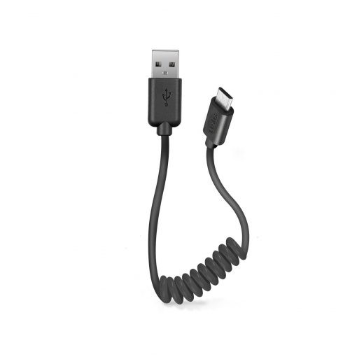 SBS Cavo dati e ricarica Micro USB spiralato