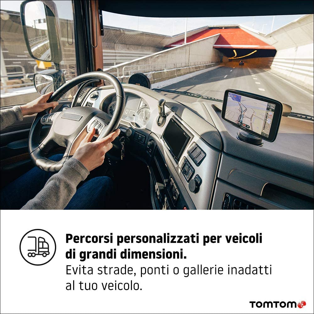 TomTom GO Expert 7'': GPS per Camion HD e Aggiornamenti WiFi - eVendor